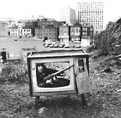 arthur-tress Boy in TV Set, Boston, Massachusetts (1972).jpg