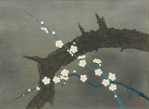 Kawanabe Kyōsai-white_plum_blossom.jpg