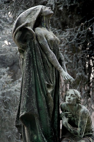 Stone monument, Turin Cemetery, Italy..jpg