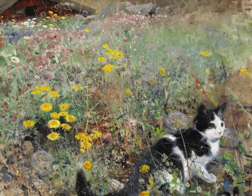 Bruno Liljefors-Cat-on-flowerbed-1887.jpg