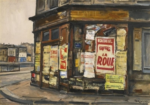 Takanori Oguiss VERS LE CANAL SAINT-MARTIN, AFFICHE LA ROUE (.Jpeg