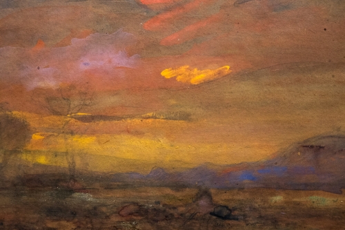 François-Auguste RAVIER Coucher de soleil sur.jpg