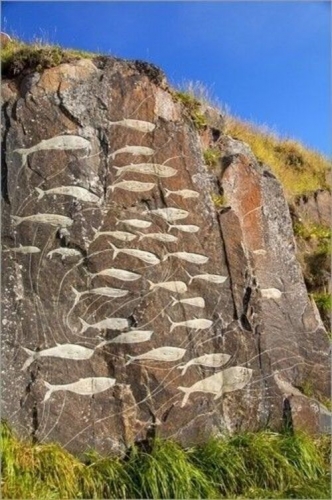 Ancient Rock Carvings Qaqotorq, Groenland.jpg