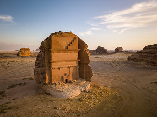 Jonathan Irish Site archéologique nabaatéen de Al-Hijr (Madain Salih) arabie saoudite.jpg