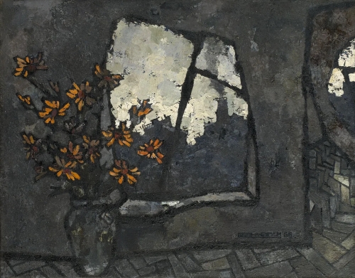 Oscar Rabin -flowers-in-the-room-196.jpg
