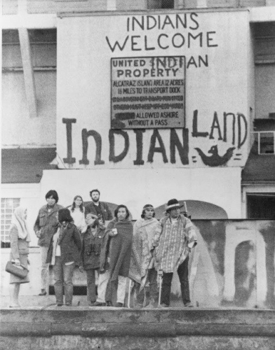 Members of the Indians of All Tribes group, occupying the former prison at Alcatraz Island, 1969_n.jpg
