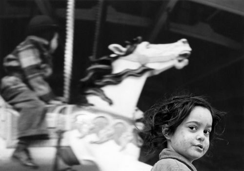 Harold_Feinstein_Gypsy_Girl_and_Carousel_1946 Coney Island.jpg