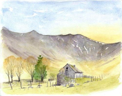 Alain Delteil - buron du Col de Cabre - Cantal.jpg