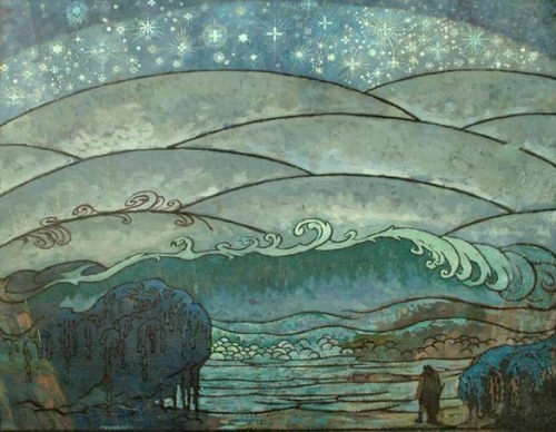 Sidney Herbert Sime, Landscape Decoration.jpg