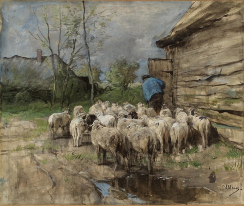 Anton Mauve Entering the Fold, 1885-8.jpg