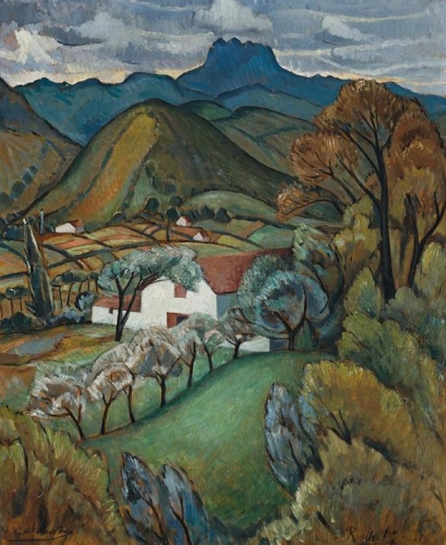 Roy de Maistre  Farmhouse in the Pyrenees c.1930.jpg