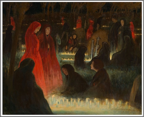 Aladár Körösfői-Kriesch (1863-1920), La Toussaint - 1914 .jpg