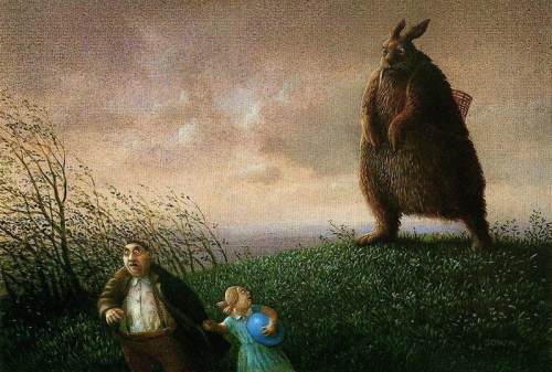 Michael Sowa (1945-) Happy Easter.jpg