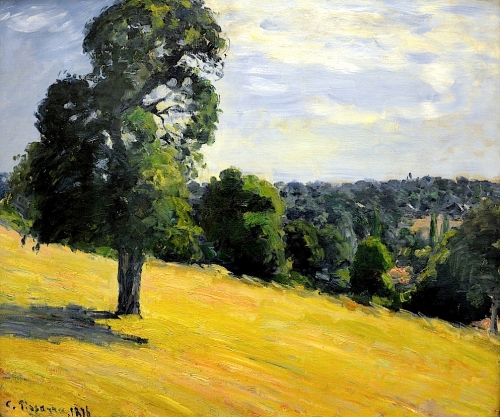 Camille Pissarro - De grosse Birnbaum in Montfoucault, 1876.jpg