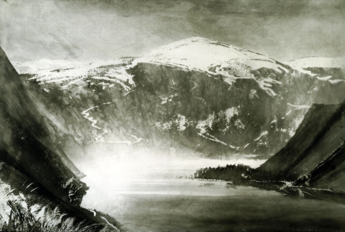 Norman Ackroyd Balmoral Forest, Lost Muick 2002.jpg