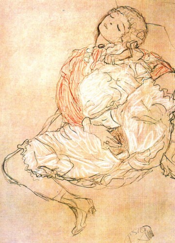 gustav Klimt masturbation 1913.jpg