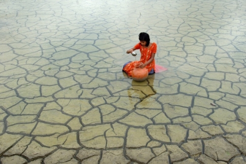 Prasanta Biswas, Rainwater collection, 2012 Sundarban, West Bengal, India..jpg