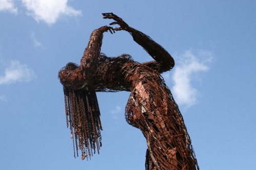 Ecstasy - Karen Cusolito and Dan Das Mann - Steel Sculpture - Tutt'Art@ (12).JPG
