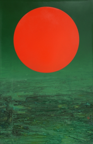 Liu Guosong red sun 2015.jpg