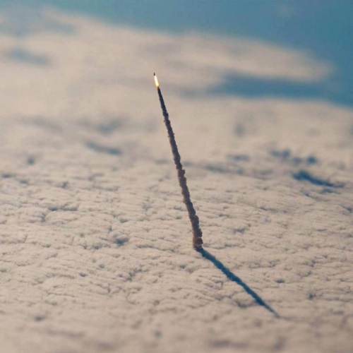 Space Shuttle leaving our atmosphere taken from space by NASA. _n.jpg