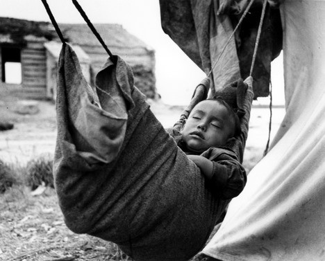 Richard S Finnie  Child sleeping in hammock - hudson river - 1939 photo  .jpg