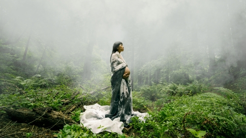 May Xiong Aoi Yamaguchi artiste calligraphe_ Série Unibirth_maternity San Anselmo, California 2012.jpg