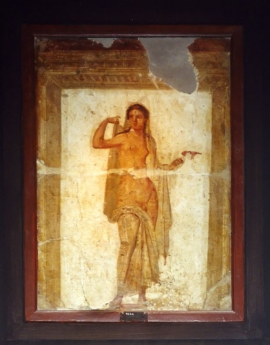 Hermaphrodite, fresque Romaine d'Herculanum..jpg