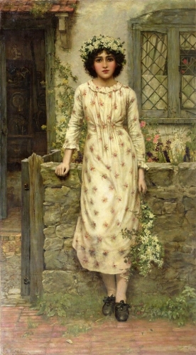 Herbert Gustave Schmalz Queen of May 1884.jpg