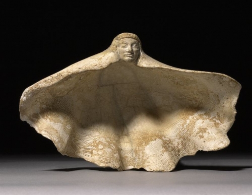 sea shell with carved head at the apex (probably phoenician, 600 bc.jpg
