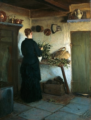 Viggo Johansen ( Danemark 1884 Martha sa femme _n.jpg