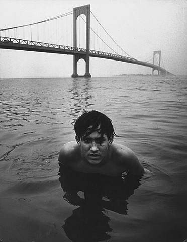 arthur tress  Boy in Water Under Bridge 1970.jpg