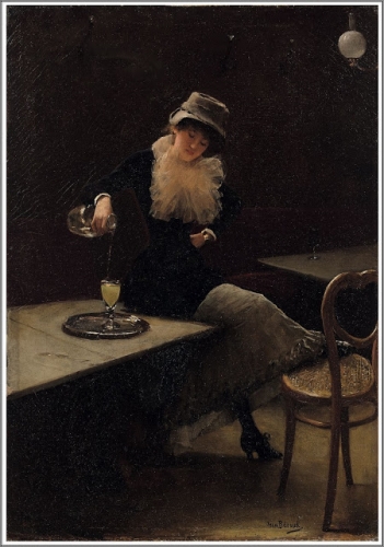 Jean Béraud (1849-1936), Un Café dit l'Absinthe. .jpg