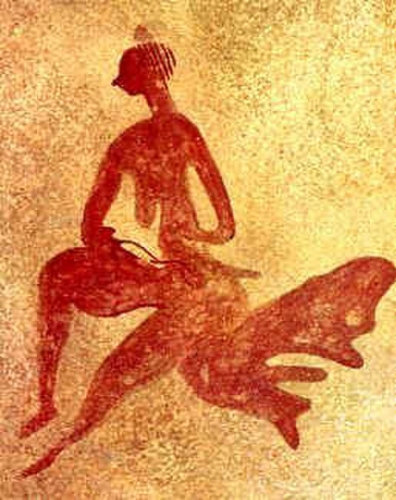 Figure féminine - Tassili n'Ajjer - Algérie - 4000 av JC .jpg