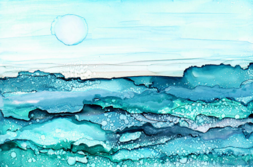Angeline Beres -Shimmering Seas Seascape 2013.png