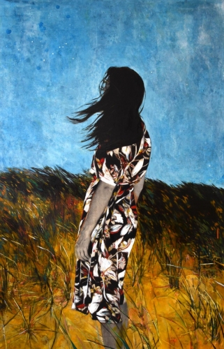 Ayline Olukman - The Wind peinture et collage.jpg