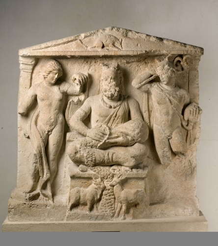 Cernunoss Apollon et Mercure gallo romain.jpg